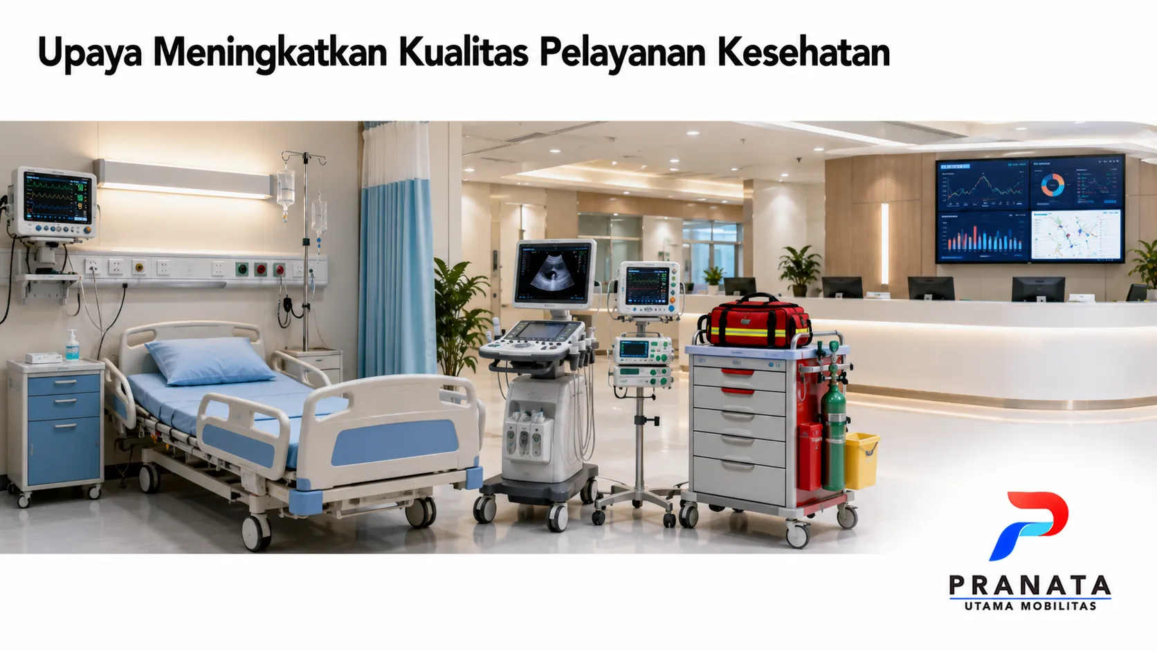 Fasilitas pelayanan kesehatan modern dengan peralatan medis lengkap untuk mendukung layanan pasien yang aman, cepat, dan berkualitas.