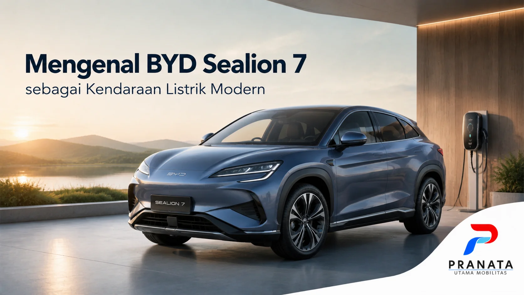 BYD Sealion 7 sebagai SUV listrik modern dengan desain futuristik dan teknologi kendaraan ramah energi untuk mobilitas masa kini