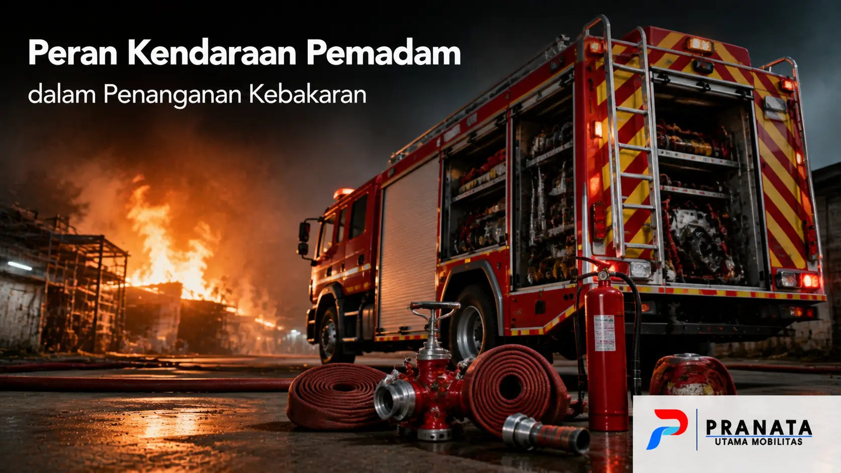 Peran Kendaraan Pemadam Kebakaran dalam Penanganan Kebakaran dengan Peralatan Pemadaman Lengkap