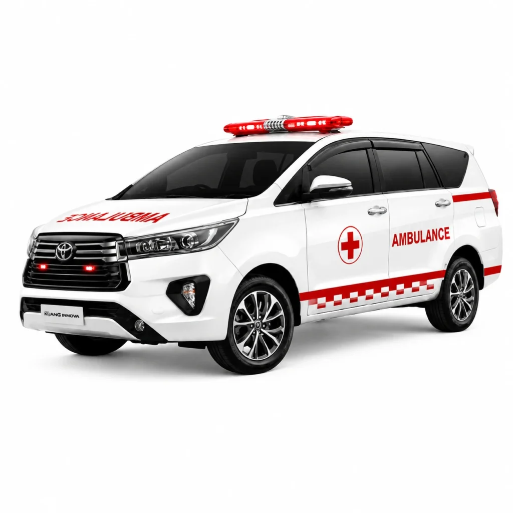 Spesifikasi Toyota Kijang Innova G M/T Diesel sebagai mobil ambulans