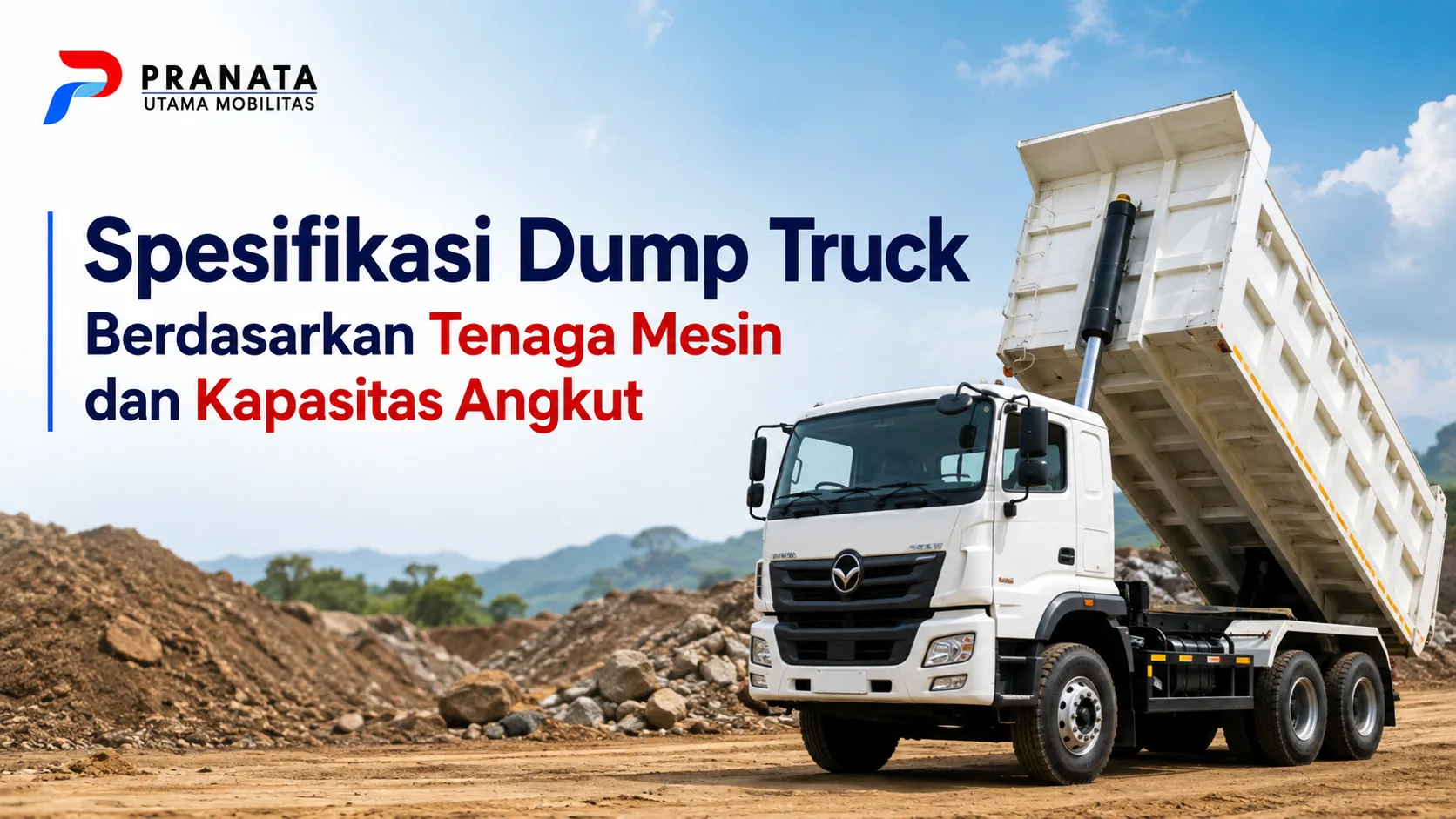 Katalog Produk Karesori Inaproc untuk spesifikasi dump truck berdasarkan tenaga mesin dan kapasitas angkut.