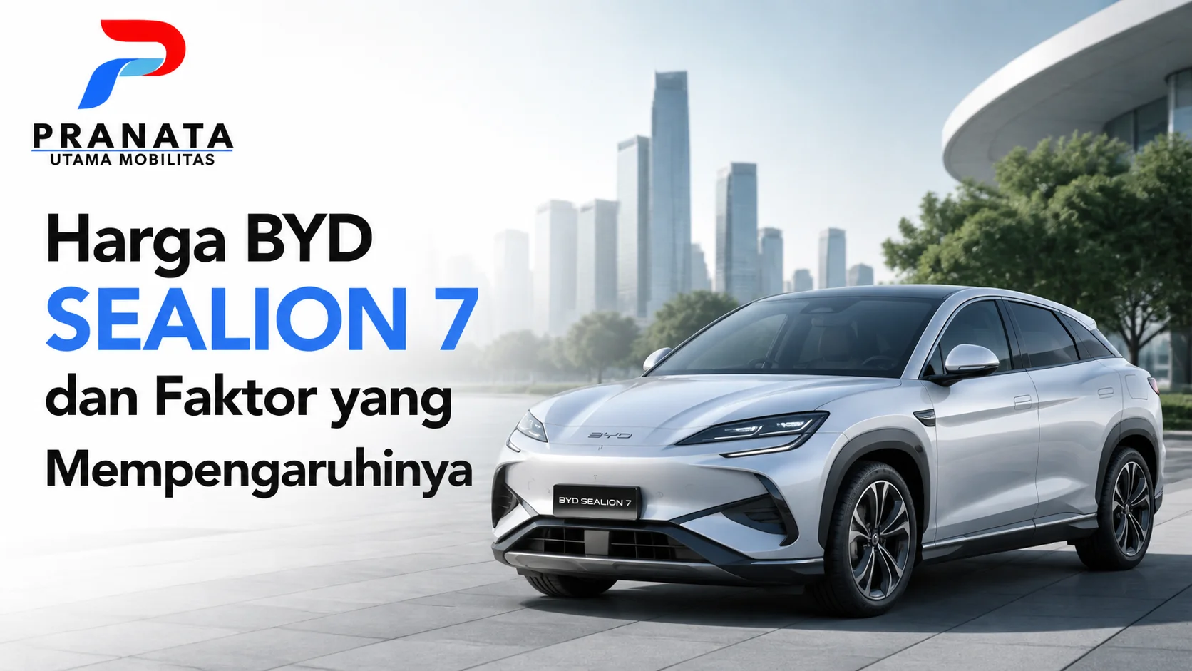 Mobil Dinas Tender Pemerintah BYD Sealion 7 dengan teknologi kendaraan listrik modern