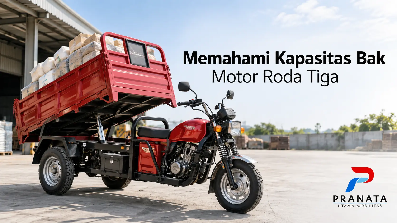 Memahami kapasitas bak motor roda tiga untuk kebutuhan angkut barang