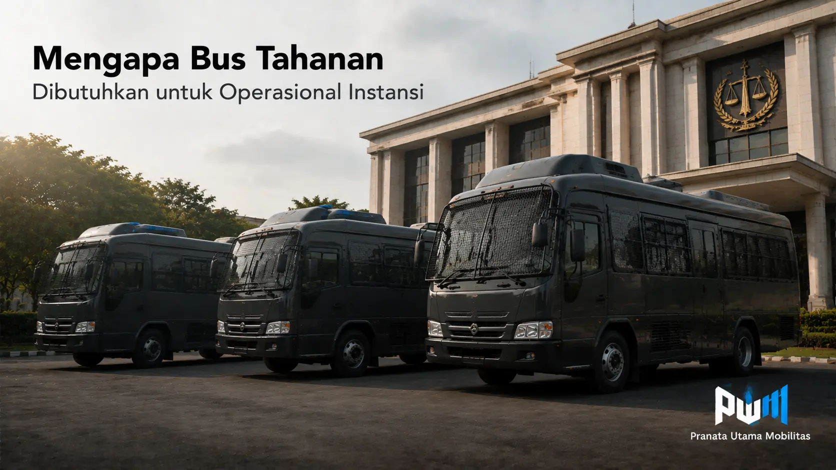 Keunggulan bus tahanan dengan desain khusus untuk mendukung mobilitas aman dan kebutuhan operasional instansi