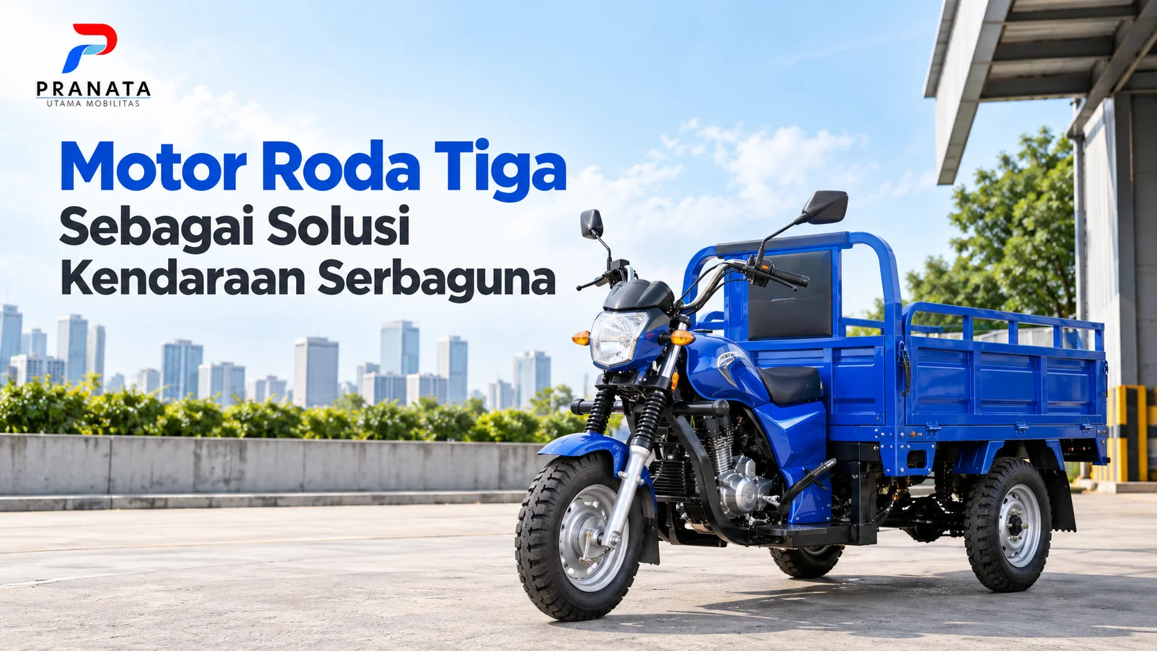 Produk Kendaraan Khusus Inaproc motor roda tiga sebagai solusi kendaraan serbaguna