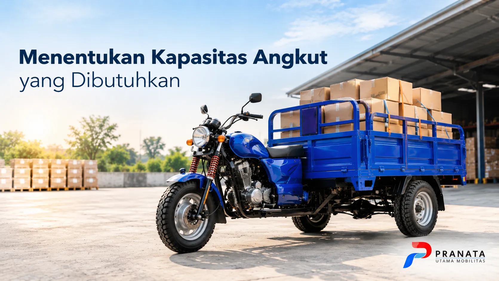 Kapasitas angkut motor tiga roda