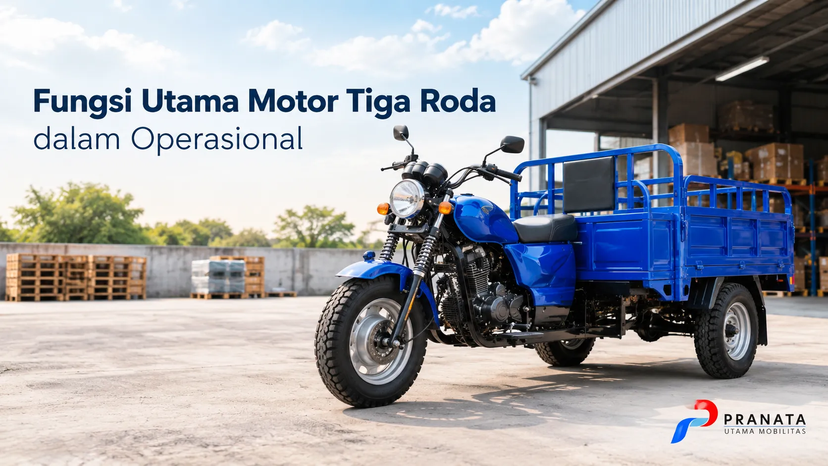Fungsi motor tiga roda untuk operasional